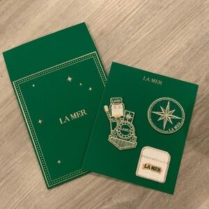 La Mer Green and White Patch Collection